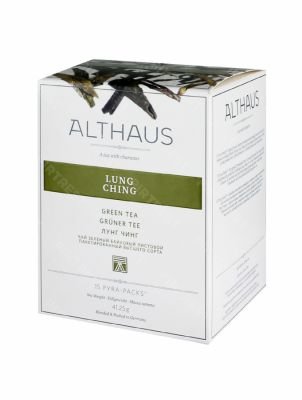 Чай Althaus пирамидки Lung Ching (Лунг Чинг) Пирамидки для чашки 15 пак. x 3 г.