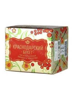 Чай Краснодарский букет черный с эхинацеей и лемонграссом 50 гр