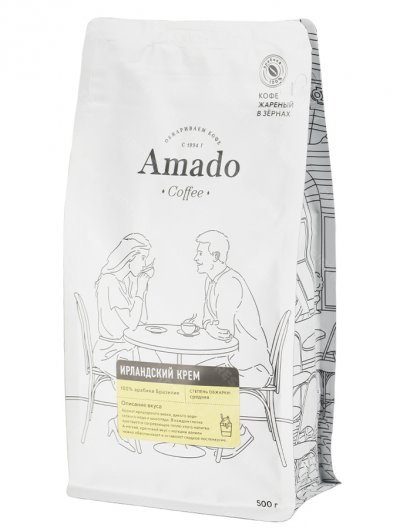 Кофе Amado Ирландский крем в зернах 500 г.