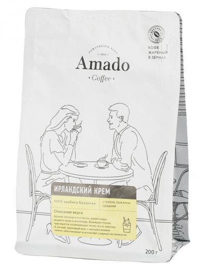 Кофе Amado Ирландский крем в зернах 200 г.