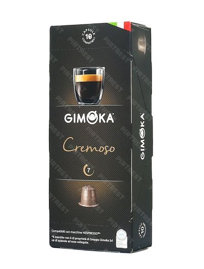 Кофе Gimoka Cremoso в капсулах 10 кап. (для Nespresso)