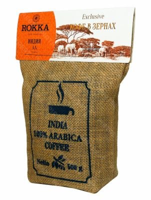 Кофе Rokka Индия АА в зернах 500 г.