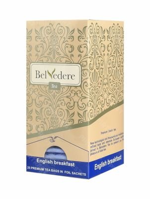 Чай Belvedere Английский завтрак черный в пакетиках 25 пак. х 2 г.