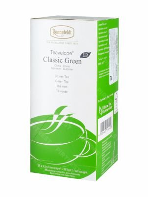 Чай Ronnefeldt Classic Green BIO  (Классический Зеленый) в пакетиках 25 пак.х 1.5 г.