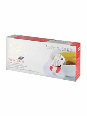 Чай Ronnefeldt Fruity White Leaf Cup (Белый чай с фруктами) в саше на чашку 15 пак.х 2.1 г.