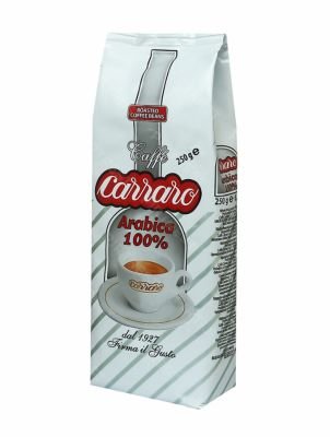 Кофе Carraro Arabica 100% в зернах  250 г.