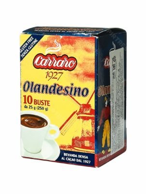 Какао Carraro Cacao Olandesino 25 гр-10 шт