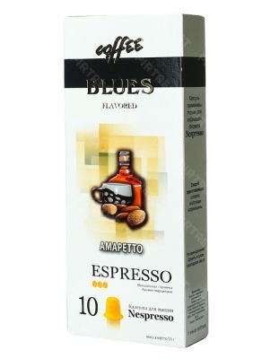 Кофе Блюз Espresso Амаретто в капсулах (10 капсул × 5.5 г.)