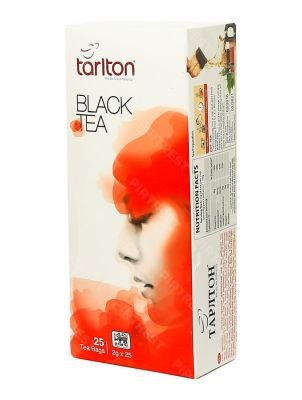 Чай Tarlton Black Teа черный в пакетиках 25 шт.