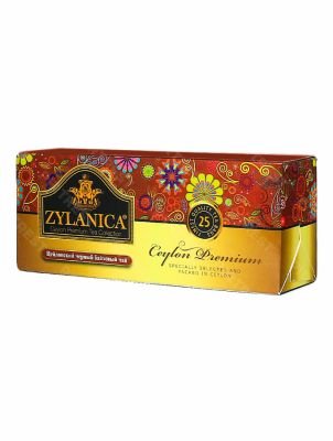 Чай Zylanica Ceylon Premium Black Tea черный в пакетиках 25 шт.