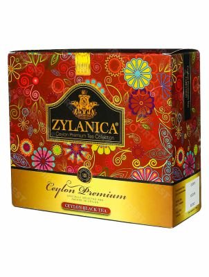 Чай Zylanica Сeylon Premium Black Tea черный в пакетиках 100 шт.