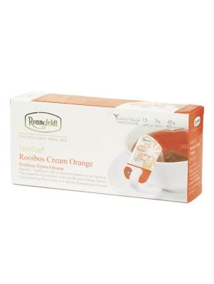 Чай Ronnefeldt Rooibus Cream Orange/Ройбуш Крем Оранж в сашете на чашку 15 шт. (Leaf Cup)