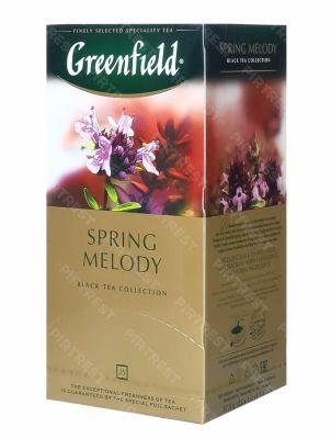 Чай Greenfield Spring Melody черный в пакетиках 15 пак. х 2.5 г.