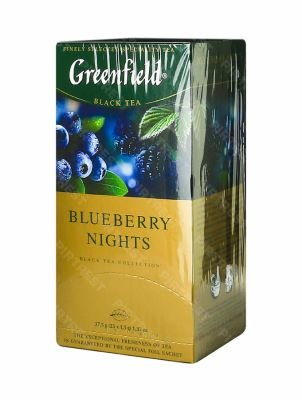 Чай Greenfield Blueberry Nights черный в пакетиках 25 шт.