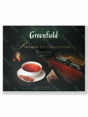Подарочный чайный набор Greenfield пирамидки из 12 видов