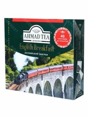Чай Ahmad Tea English Breakfast (Ахмад Английский завтрак) черный в пакетиках 40 шт. х 2 г.