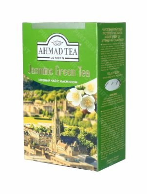 Чай Ahmad Jasmine Green Tea (Ахмад зеленый с жасмином)  листовой 100 г.