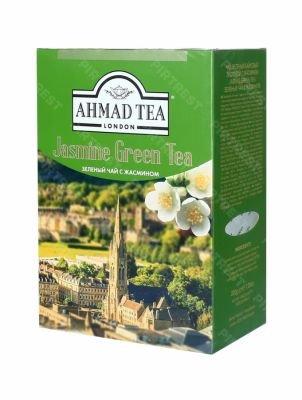 Чай Ahmad Jasmine Green Tea (Ахмад зеленый с жасмином)  листовой 200 г.