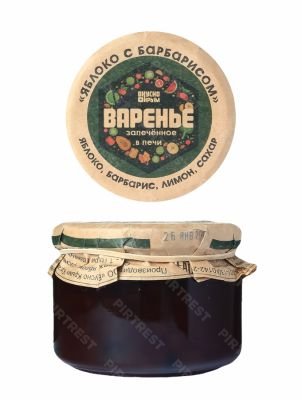 Варенье Вкусно Крым Яблоко с барбарисом 250 г.