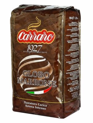 Кофе Carraro Globo Marrone в зернах  1 кг.