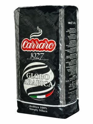 Кофе Carraro Globo Arabica в зернах 1 кг.